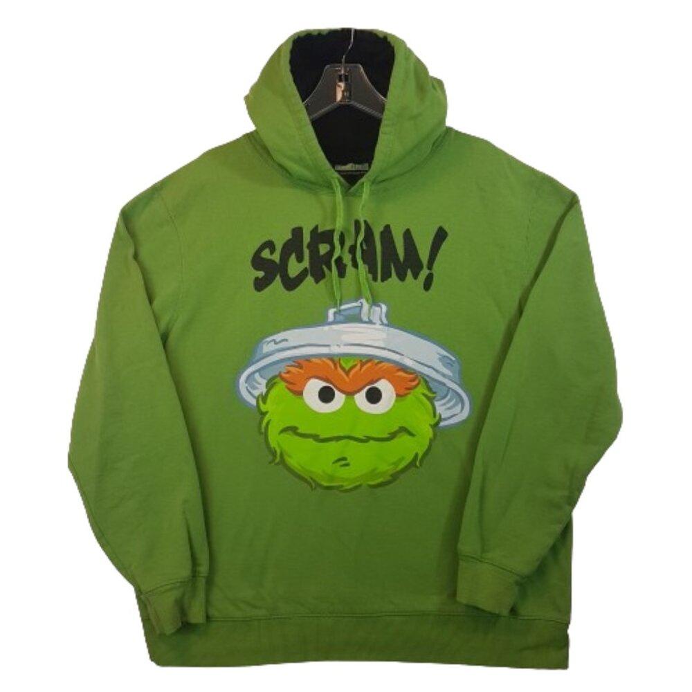 Vintage 2012 Sesame Street Hoodie Extra Large US XL Oscar the Grouch Licensed